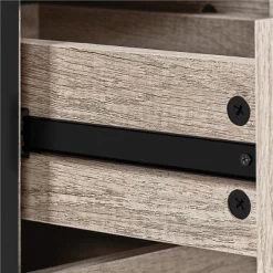 Yaheetech 3 Drawer Side Table With Sturdy Metal Frame, Gray -Cozy Living Deals Store GUEST f1042715 d431 4070 934e be540d43bf27