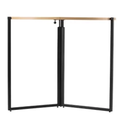 Valxina Round Folding Dining Table Natural/Black - Aiden Lane -Cozy Living Deals Store GUEST f13e1285 0863 47c2 9358 cc4c1ef621b2