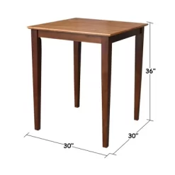 Solid Wood Top Table With Shaker Legs Cinnamon/Brown - International Concepts 8 Solid Wood Top Table With Shaker Legs Cinnamon/Brown - International Concepts -Cozy Living Deals Store GUEST f167a5ea bbd9 4d87 854f 41795c2aee8e