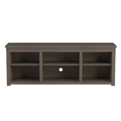6 Cubby TV Stand For TVs Up To 80" Espresso - Merrick Lane -Cozy Living Deals Store GUEST f1c29478 d779 4f57 b3f2 ac96bf8dba2d
