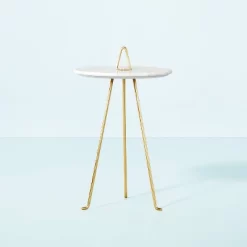 Marble Top Accent Table - Hearth & Hand™ With Magnolia -Cozy Living Deals Store GUEST f249a0c8 c4c2 47cf 9f9f 2edabb0fa2ab