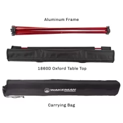 Leisure Sports Outdoor Folding Camp Table With Carry Bag - Black -Cozy Living Deals Store GUEST f334002b 3ac8 4a1f bee1 203abe7489d6