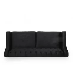 Knouff Modern Glam Tufted Velvet 3 Seater Sofa - Christopher Knight Home -Cozy Living Deals Store GUEST f3946a47 ab5e 4ef7 84fd 1f959db5fd49