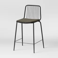 Set Of 2 Sodra Rounded Seat Wire Counter Height Barstool Black - Threshold™ -Cozy Living Deals Store GUEST f3977ede cee1 4f10 9a89 a9cc685fe28a