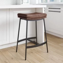 Upholstered Counter Height Metal Barstool - Nathan James -Cozy Living Deals Store GUEST f4e13851 165a 4f5b b572 fb9b97f456e5