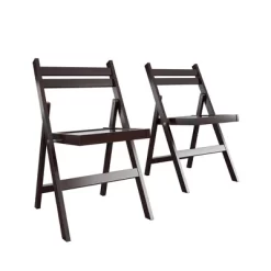 Cosco 2pk XL Wood Slat Back Folding Chairs -Cozy Living Deals Store GUEST f5d6686e 0045 49df 9b54 89b78875683c
