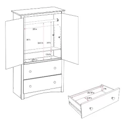 Clothing Armoire Black - Prepac -Cozy Living Deals Store GUEST f5f88b4b dc8a 4960 9f95 b37992c1ee3d