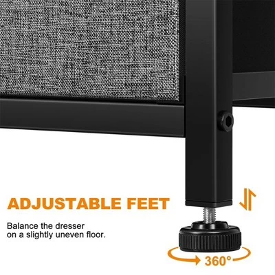 REAHOME 8 Drawer Steel Frame Wood Top Storage Organizer Dresser For Closet, Living Room, And Entryway With 2 Additional Drawer Organizers 1 REAHOME 8 Drawer Steel Frame Wood Top Storage Organizer Dresser For Closet, Living Room, And Entryway With 2 Additional Drawer Organizers