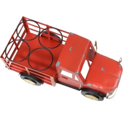 Sunnydaze Decor Sunnydaze Rustic Truck Metal Wine Rack - Red -Cozy Living Deals Store GUEST f7146bce b37b 4b5f b083 42393a359f77