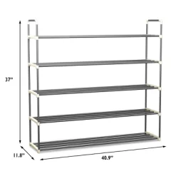Hastings Home Five-Tier 30-Pair Shoe Storage Rack 9 Hastings Home Five-Tier 30-Pair Shoe Storage Rack -Cozy Living Deals Store GUEST f71ae67b 2701 42b6 bb6d 54b7bd5cea05