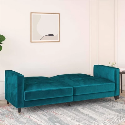 Eliza Pin Tufted Futon - Room & Joy 3 Eliza Pin Tufted Futon - Room & Joy - Image 3