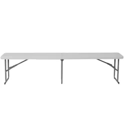 Flash Furniture 10.25''W X 71''L Bi-Fold Granite White Plastic Bench With Carrying Handle -Cozy Living Deals Store GUEST f7865530 359b 44cb 9619 16fabaedf908