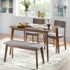 4pc Celeste Dining Set With Bench - Buylateral