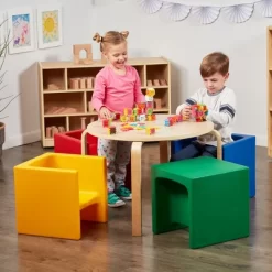 ECR4Kids Tri-Me Adaptable Kids Cube Chair, Indoor Outdoor Plastic, 3-in-1 Multipurpose Table/Seat -Cozy Living Deals Store GUEST f898ec59 b1ae 4557 9b0c f79bdb9cf301