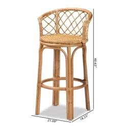 Orchard Rattan Barstool Natural/Brown - Bali & Pari 15 Orchard Rattan Barstool Natural/Brown - Bali & Pari -Cozy Living Deals Store GUEST f922c3c5 9683 4fa4 a335 fe8b035074b1