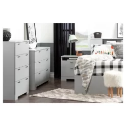 Reevo Nightstand With Drawers And Cord Catcher - South Shore -Cozy Living Deals Store GUEST f94cdbda 2681 4c01 9363 60e358057e4f