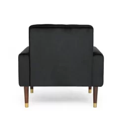 Bourchier Modern Glam Velvet Armchair - Christopher Knight Home -Cozy Living Deals Store GUEST f9631c9e 3e73 49c4 825e 3793f8f96c11
