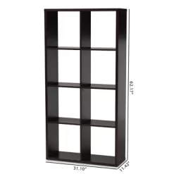 Janne 8 Cube Multipurpose Storage Shelf Dark Brown - Baxton Studio -Cozy Living Deals Store GUEST f96fa2b8 a6dc 41ff 8ee0 9e14c0a35a89