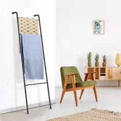 NEX 2pk 4 Tier Ladder Style Towel Racks Black -Cozy Living Deals Store GUEST f999ad19 634f 4584 8ccc e48fa2b101f2