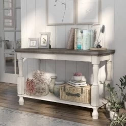 Philoree Farmhouse Console Table Antique White - HOMES: Inside + Out 10 Philoree Farmhouse Console Table Antique White - HOMES: Inside + Out -Cozy Living Deals Store GUEST f9df6a59 0c31 48e4 bbc4 e12353bc9742
