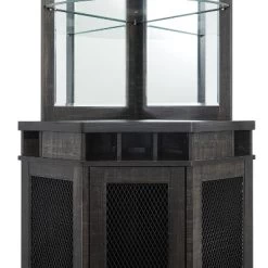Corner Bar Unit With Mesh Doors - Home Source 10 Corner Bar Unit With Mesh Doors - Home Source -Cozy Living Deals Store GUEST fa9b78f2 bb06 4e9a 8b2a db0f12193092