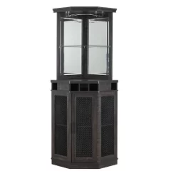 Corner Bar Unit With Mesh Doors - Home Source