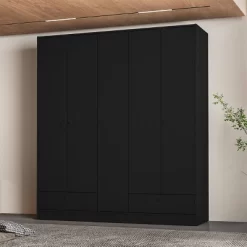 Denmark 5 Door 2 Drawer Wardrobe - Polifurniture -Cozy Living Deals Store GUEST fb1341b0 cdb7 4592 bb4c 8341bfc93676