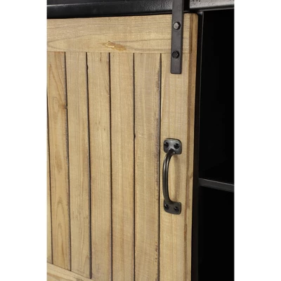 Industrial Rolling Cart Black - Olivia & May 20 Industrial Rolling Cart Black - Olivia & May - Image 20