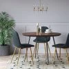 Copley Velvet Dining Chair With Brass Leg - Project 62