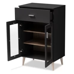 Jonas Oak Finished Kitchen Cabinet Gray/Brown - Baxton Studio -Cozy Living Deals Store GUEST fc202569 0560 4de4 9157 24f00b8131c8