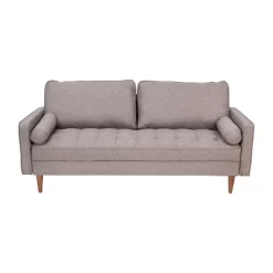 Flash Furniture Hudson Mid-Century Modern Sofa With Tufted Upholstery & Solid Wood Legs -Cozy Living Deals Store GUEST fc51660a cc4e 4e3e becc 80d3b9c1a36b