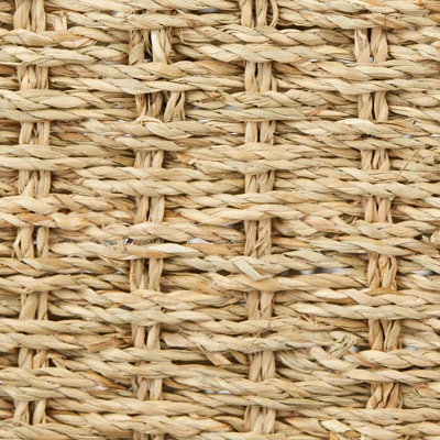 MDesign Large Rustic Woven Seagrass Toilet Tank Bathroom Storage Basket 4 MDesign Large Rustic Woven Seagrass Toilet Tank Bathroom Storage Basket - Image 4