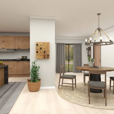 Rustic Wood Wall Wine Rack Brown - Olivia & May 17 Rustic Wood Wall Wine Rack Brown - Olivia & May - Image 17