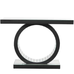 Glam Glass Console Table Silver - Olivia & May -Cozy Living Deals Store GUEST fdbd7fb0 bf70 4585 85dd 0ff4cd0c0a46