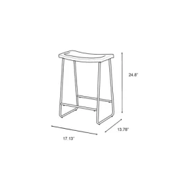 Set Of 2 Easton Saddle Counter Height Barstools Brown/Black - Acessentials 17 Set Of 2 Easton Saddle Counter Height Barstools Brown/Black - Acessentials -Cozy Living Deals Store GUEST fe6e75a4 6e45 4f63 af1d 01fa0c4b0512