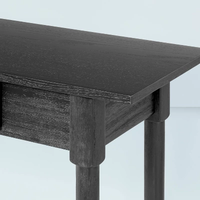 Wood Turned Leg Console Table With Drawer - Black - Hearth & Hand™ With Magnolia 3 Wood Turned Leg Console Table With Drawer - Black - Hearth & Hand™ With Magnolia - Image 3