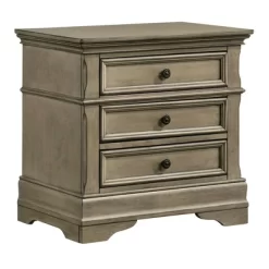 3pc Kritan Bed With 2 Nightstands Antique Warm Gray - HOMES: Inside + Out 14 3pc Kritan Bed With 2 Nightstands Antique Warm Gray - HOMES: Inside + Out -Cozy Living Deals Store GUEST fedcc18d 0e8a 4dac 8e73 a5d5633ef83b