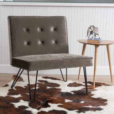 Darrow Armless Chair - Christopher Knight Home 1 Darrow Armless Chair - Christopher Knight Home