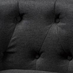 Bisset Chesterfield Chair Gray - Baxton Studio -Cozy Living Deals Store GUEST ff59f0b4 5892 4a87 9407 8187d6a57901