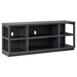 58 In. Charcoal Gray MDF TV Stand - Henn&Hart