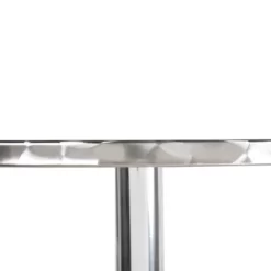 HOMCOM 24” Adjustable Square Stainless Steel Top Aluminum Standing Bistro Bar Table -Cozy Living Deals Store GUEST ffbc1d95 b494 4342 919c 6deb7600e3f2