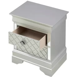Passion Furniture Verona 2-Drawer Nightstand (24 In. H X 16 In. W X 21 In. D) 12 Passion Furniture Verona 2-Drawer Nightstand (24 In. H X 16 In. W X 21 In. D) -Cozy Living Deals Store GUEST ffdbc392 413d 4c98 b9f9 021c29f482d5