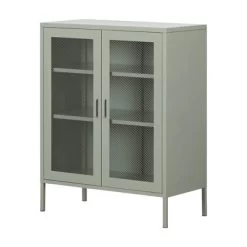 Crea Metal Mesh 2 Door Accent Cabinet - South Shore 24 Crea Metal Mesh 2 Door Accent Cabinet - South Shore -Cozy Living Deals Store GUEST ffe7d3c7 a8c5 4056 b874 74ecd17e286c